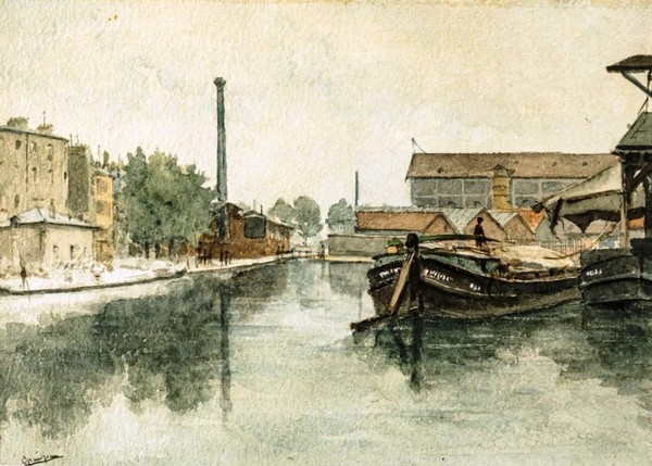 2.141 - C. Grandjean - Les péniches